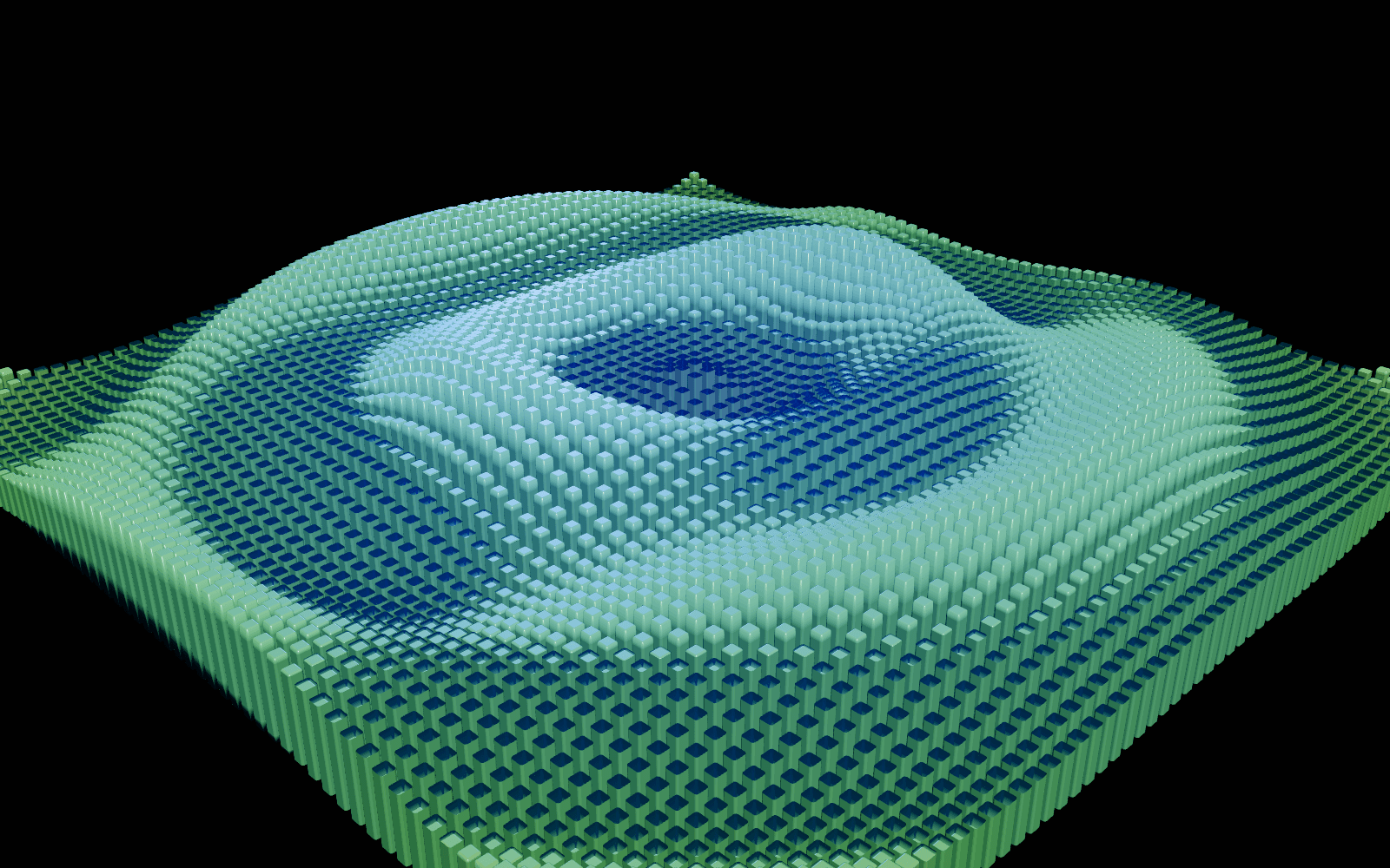 Instanced rounded corners shader